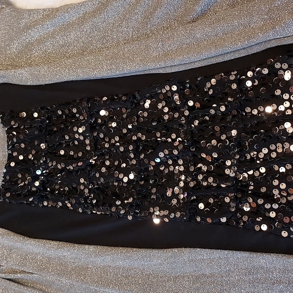 HEART & Soul sparkle short sleeved top size juniors Large - Picture 3 of 5